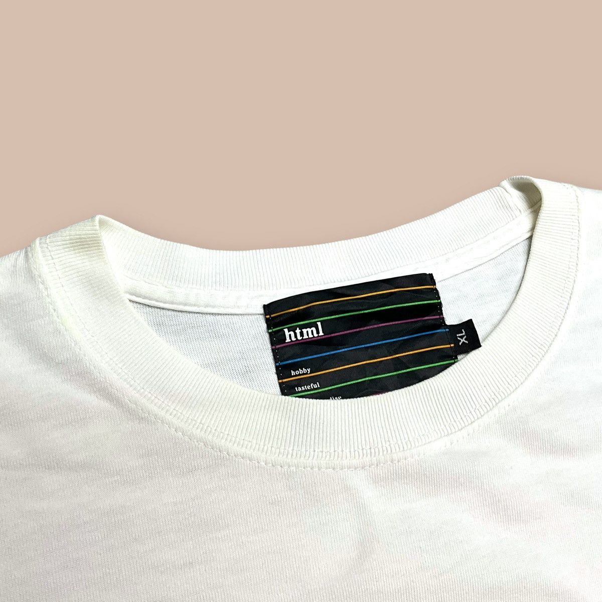 Japanese Brand HTML World Standard "Nudes" Tee Size US XL / EU 56 / 4 - 10 Thumbnail