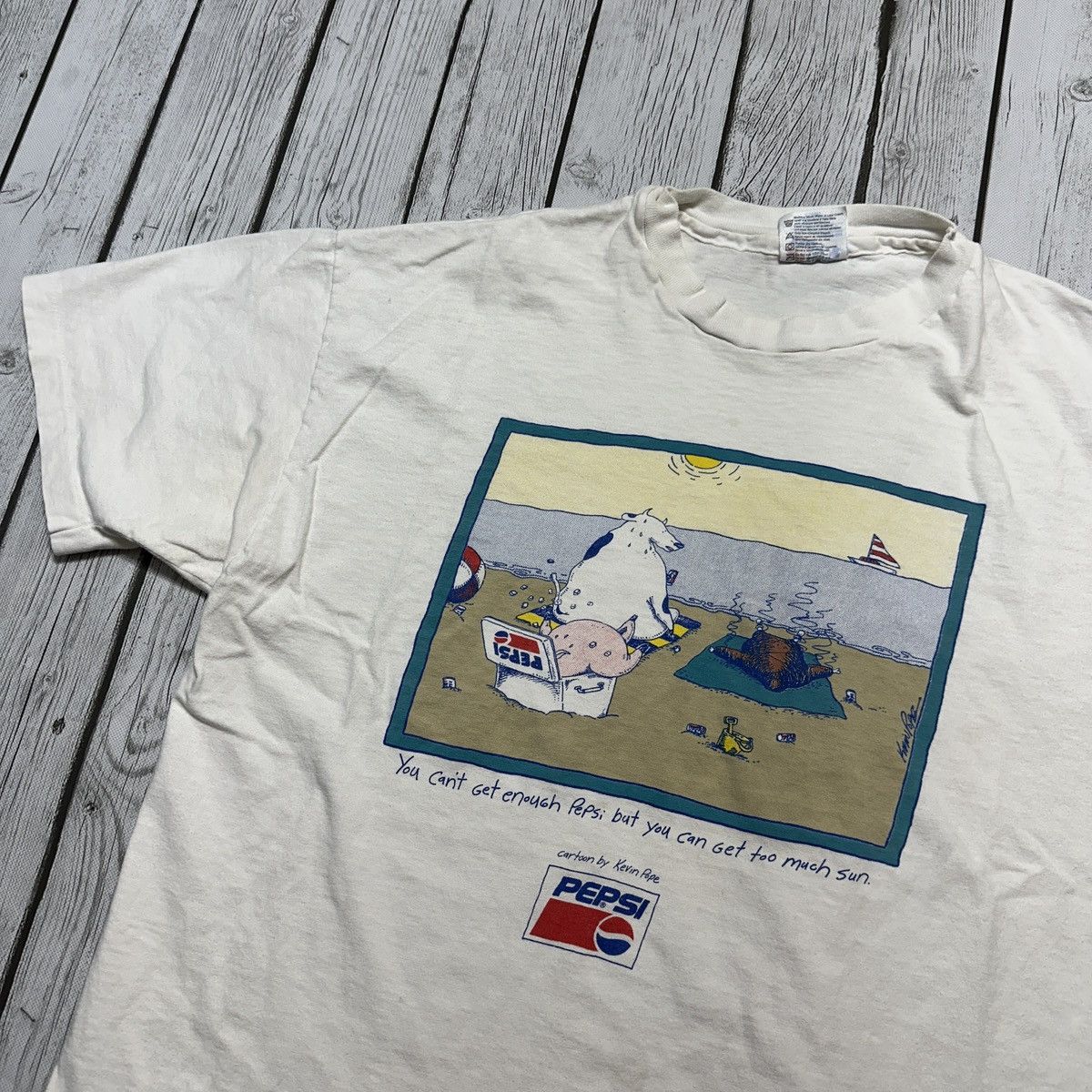 Hanes × Pepsi × Vintage Vintage Pepsi tee Size US XL / EU 56 / 4 - 3 Thumbnail