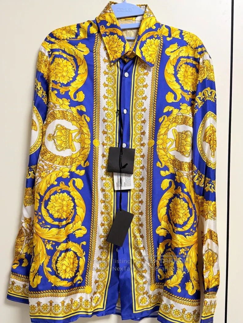 Versace Versace Baroque print shirt Size US S / EU 44-46 / 1 - 1 Thumbnail