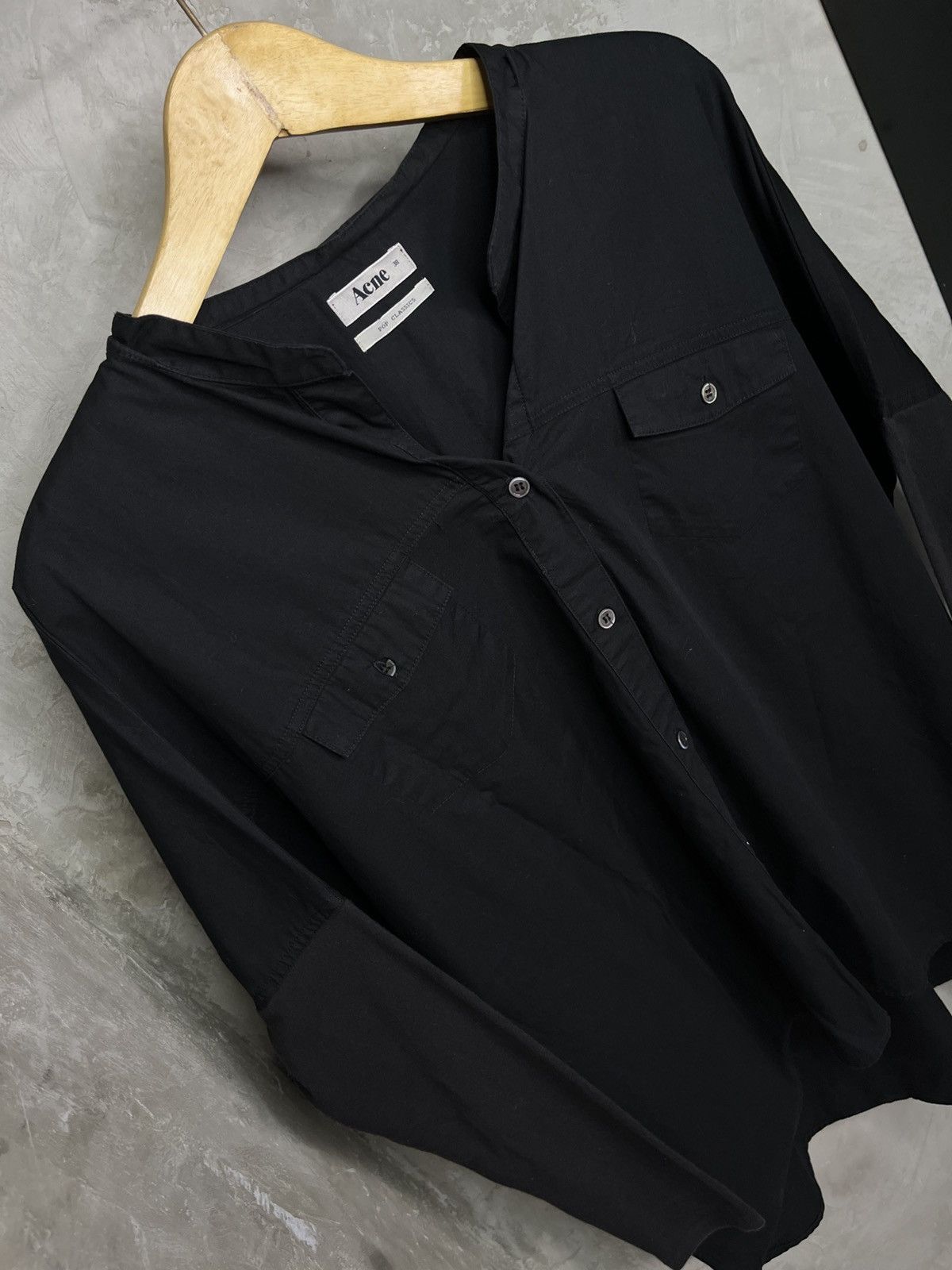 Acne Studios Vintage AW10 Acne Studios Pop Classic Double Layer Shirts Size L / US 10 / IT 46 - 3 Thumbnail