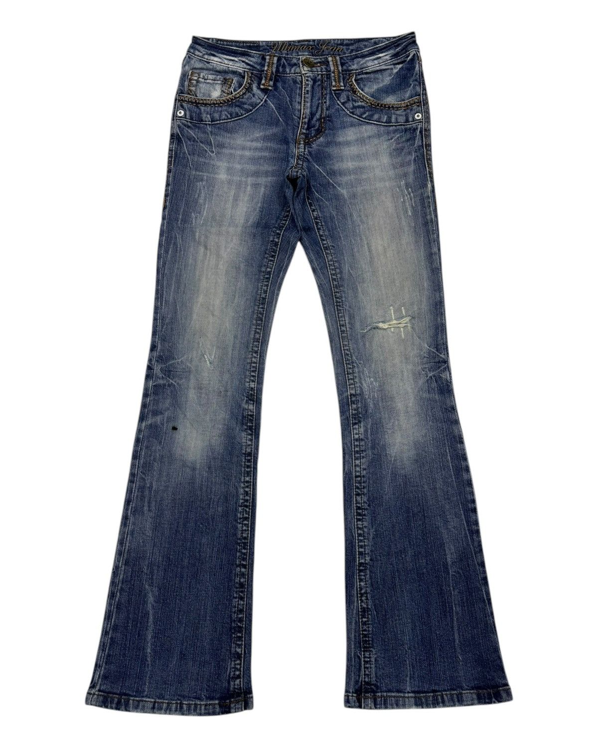 14th Addiction × If Six Was Nine FLARE💥90s Style Bootcut Denim Ultimax Jeans Flared Size US 29 - 1 Thumbnail