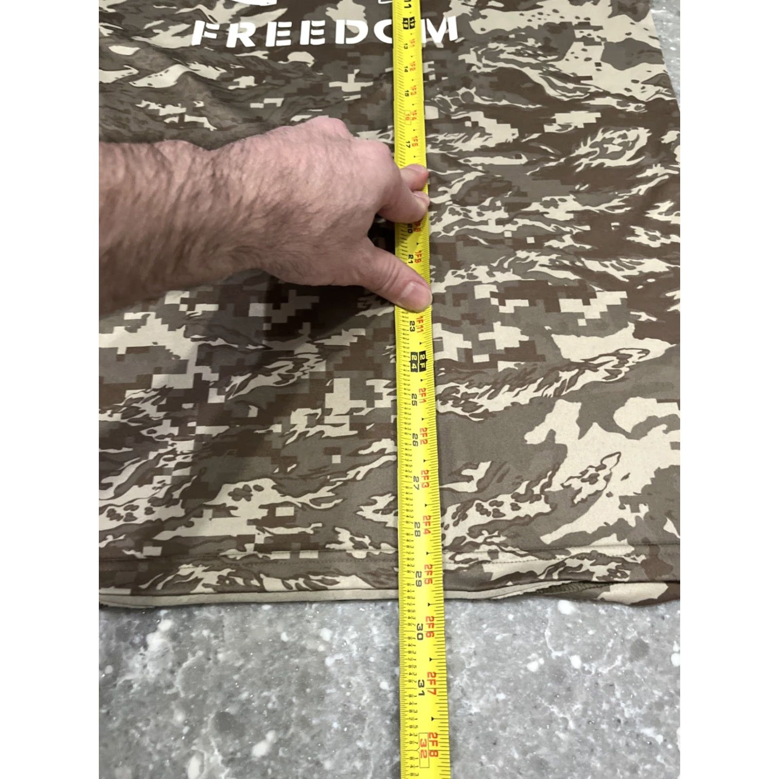 Under Armour Under Armour Freedom Tech Camo Short Sleeve Shirt M Mens Shirt Camouflage Brown - 90s? Size US M / EU 48-50 / 2 - 5 Thumbnail