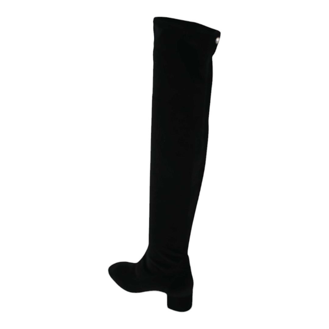 Giuseppe Zanotti Giuseppe Zanotti Velvet Over the Knee Boots Size US 6.5 / IT 36.5 - 2 Thumbnail