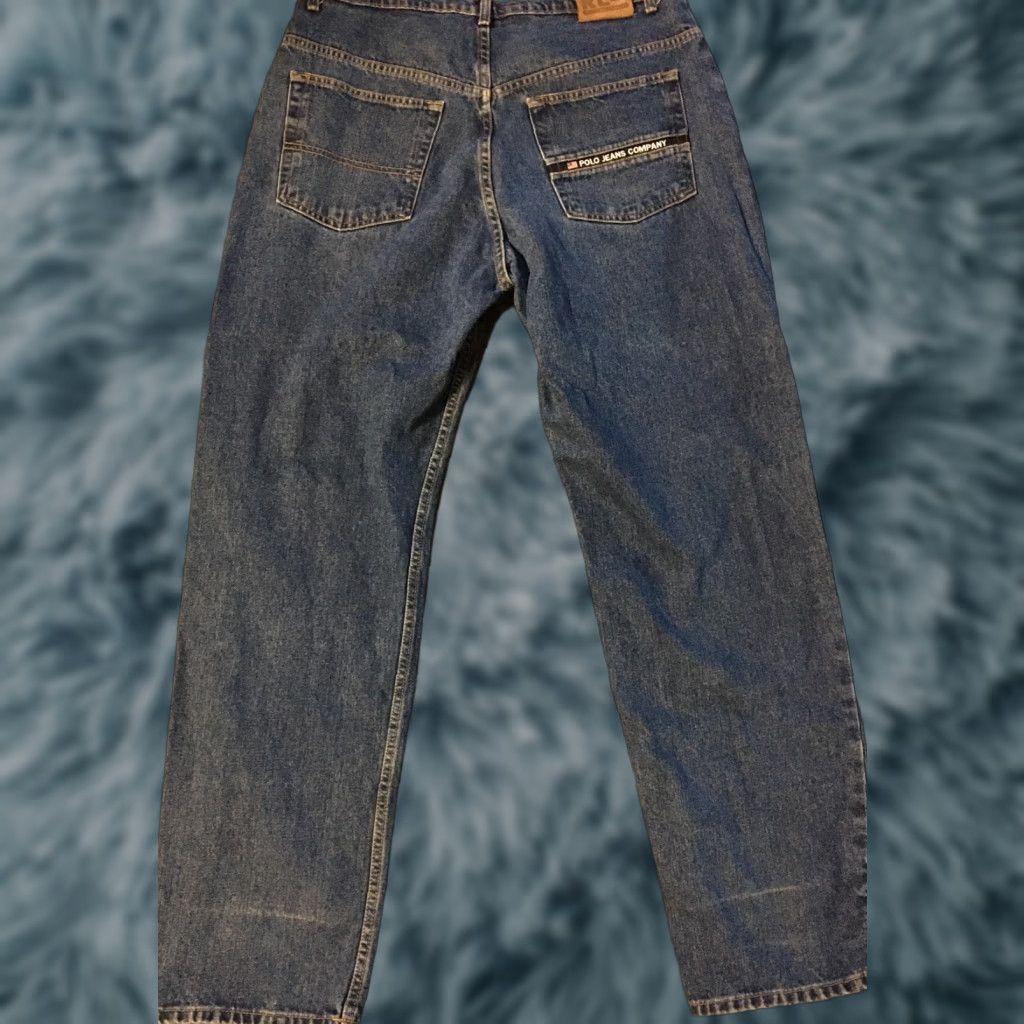 Polo Ralph Lauren VINTAGE Polo Ralph Lauren Jeans 38/35 Men Jeans Blue 90s Workwear Hip Hop Biker Cowboy Western Retro Rock Punk Hiking Camping USA Size US M / EU 48-50 / 2 - 1 Thumbnail