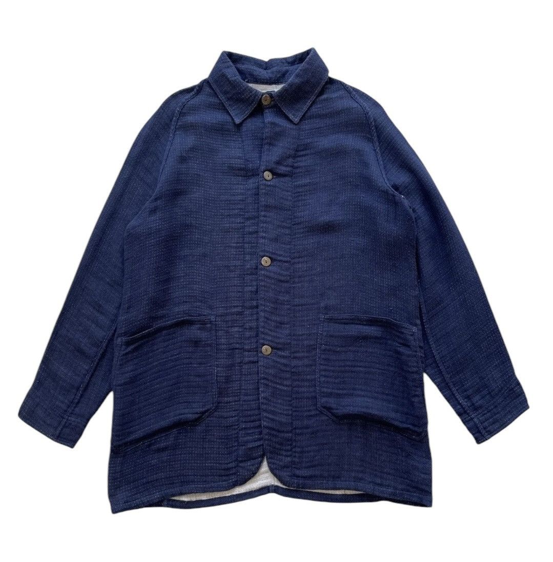 Eternal ETERNAL BLUE INDIGO DOUBLE POCKET SHIRT Size US L / EU 52-54 / 3 - 3 Thumbnail