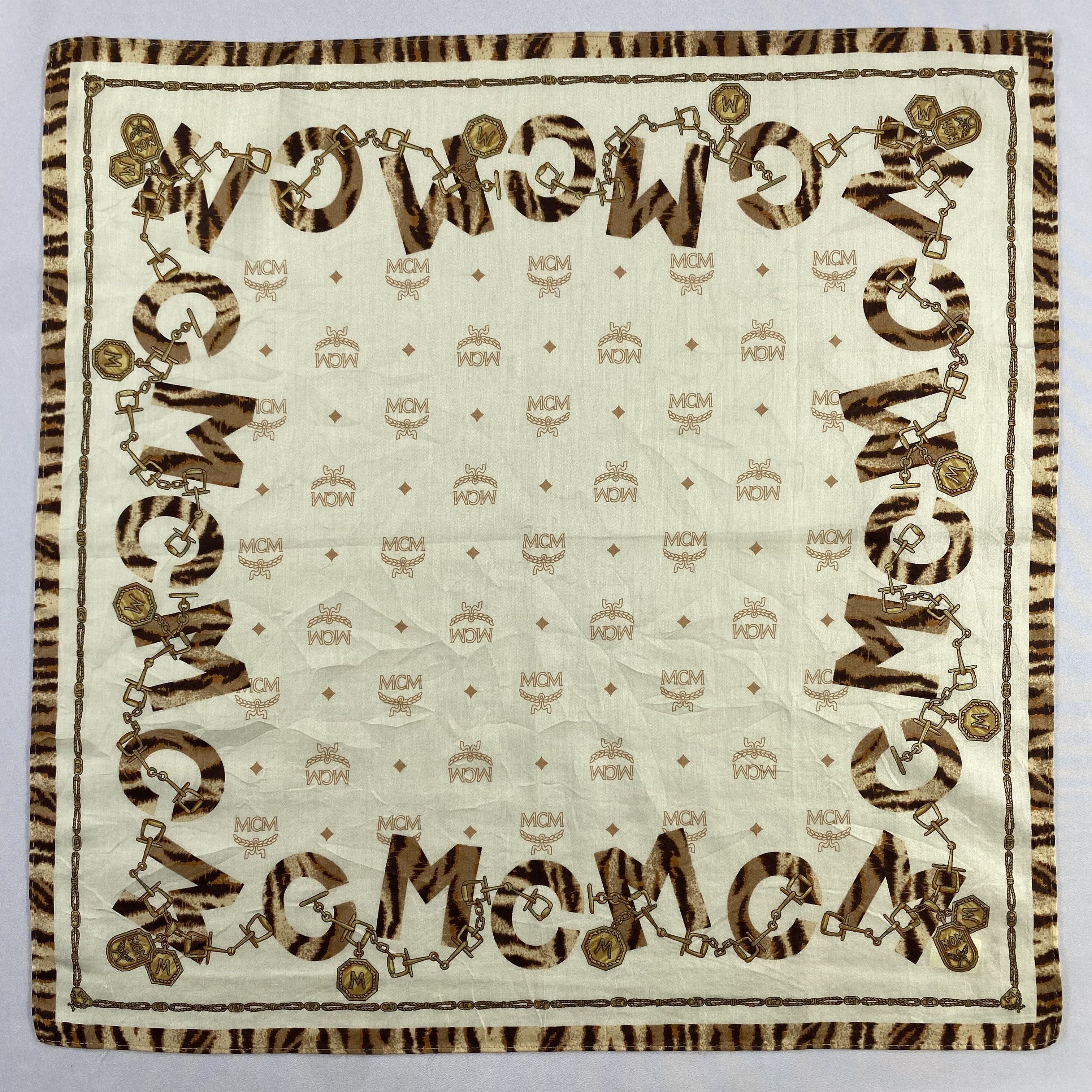 MCM × Vintage MCM Neckerchief / Bandana / Handkerchief-P591 Size ONE SIZE - 1 Thumbnail