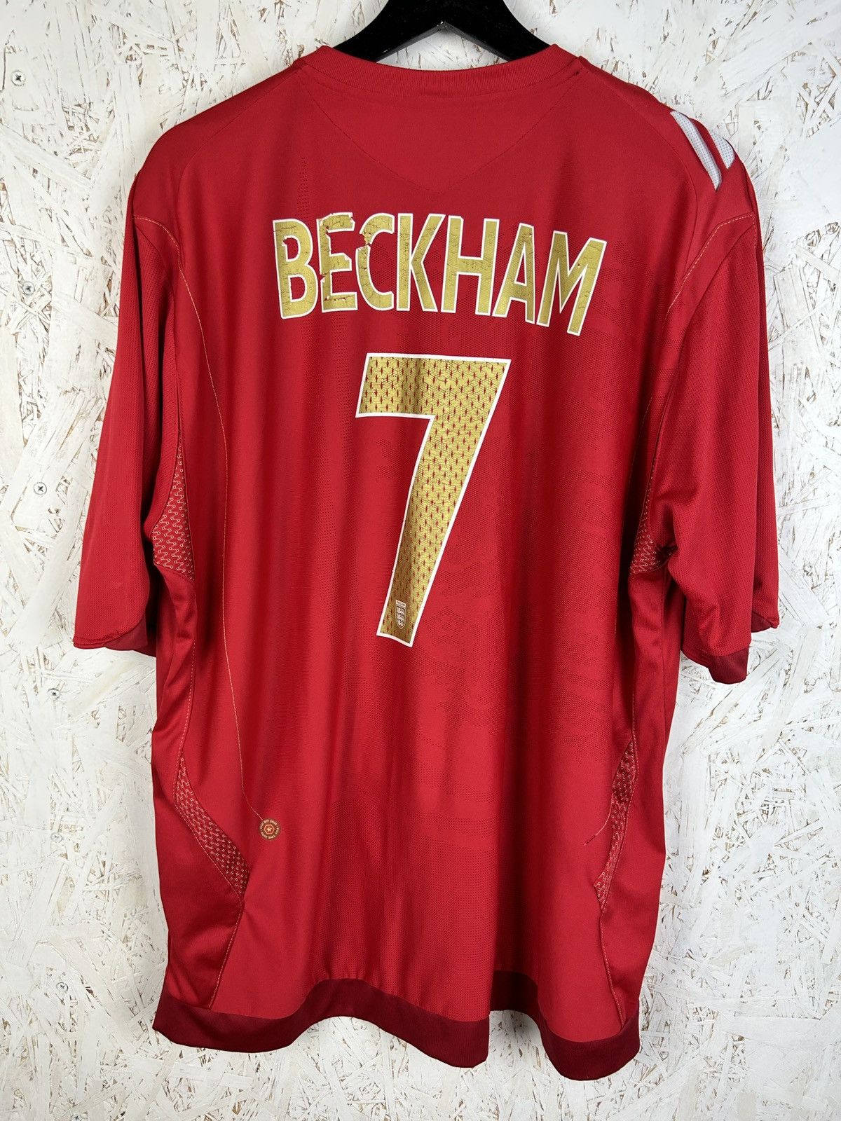 Umbro 00s Umbro England 2006/08 #7 Beckham Soccer Jersey Red XXL Size US XXL / EU 58 / 5 - 5 Thumbnail