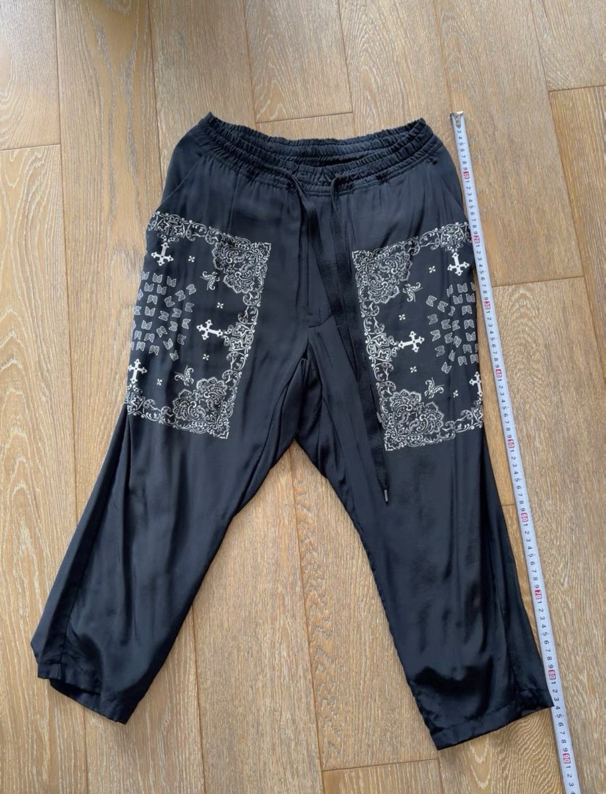 Diet Butcher Slim Skin Diet Butcher Slimskin Silk Paisley Pants Size US 33 - 1 Thumbnail