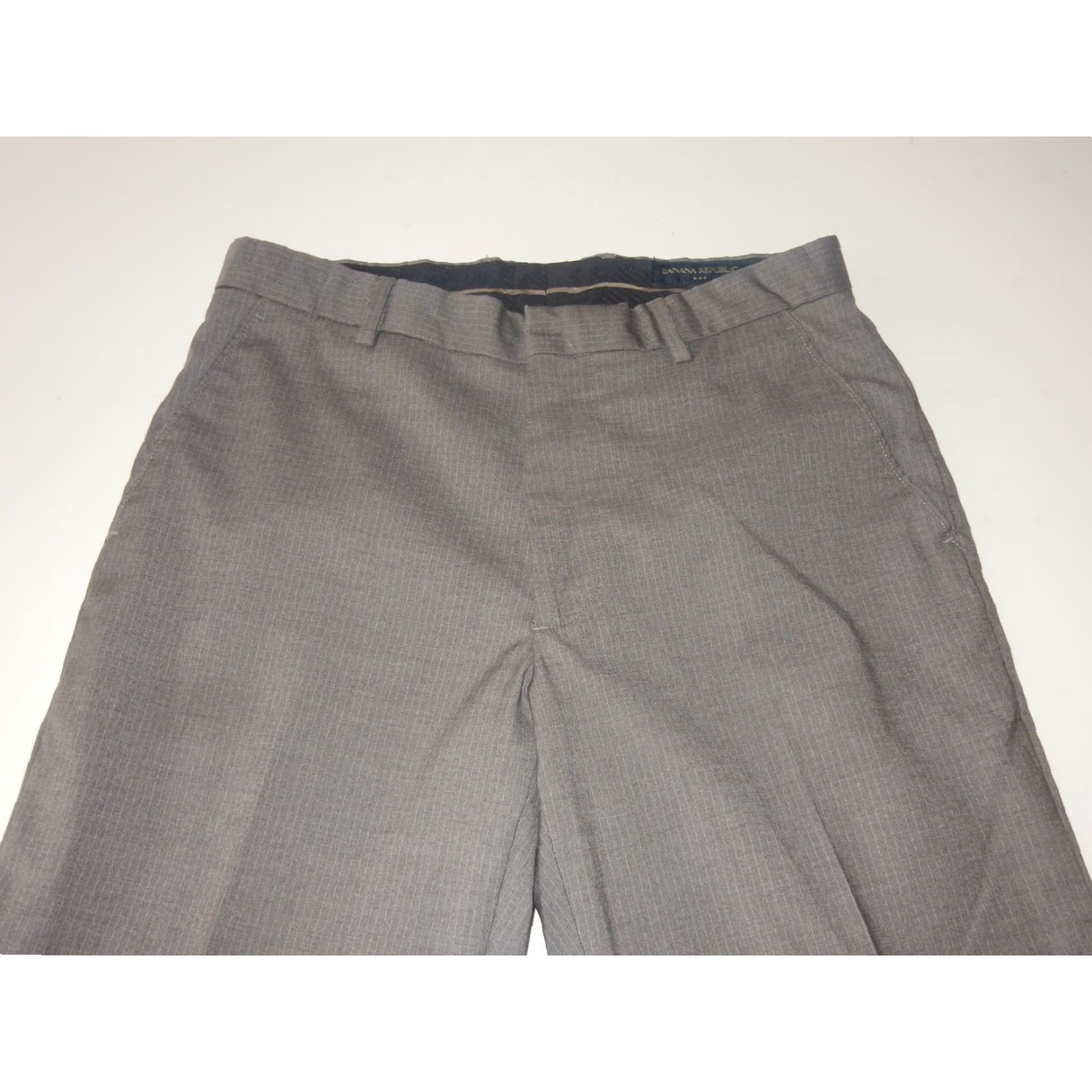 Banana Republic Banana Republic Men's Dress Pants Flat Front Size 32x30 Gray Business Office Formal Size US 32 / EU 48 - 3 Thumbnail