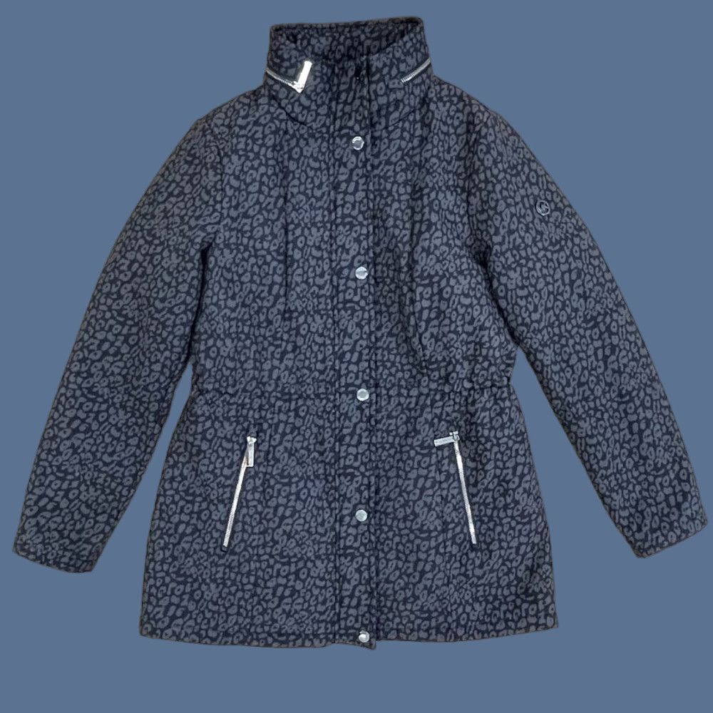 Michael Kors Michael Kors Jacket Coat Womens M Leopard Black Gray Winter Anorak Size M / US 6-8 / IT 42-44 - 1 Thumbnail
