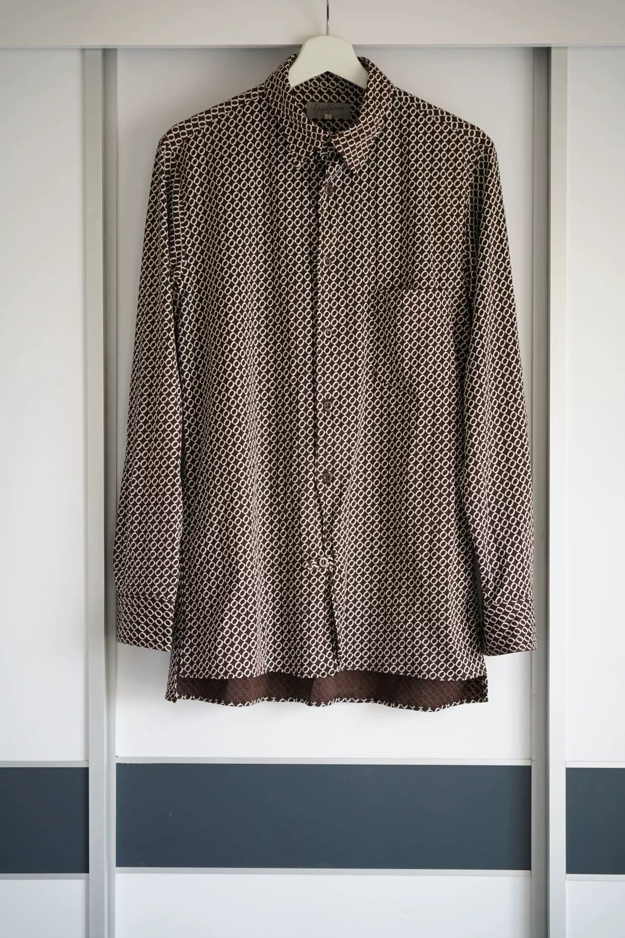 Yohji Yamamoto Yohji Yamamoto Printed Long Sleeve Shirt Size US M / EU 48-50 / 2 - 1 Thumbnail