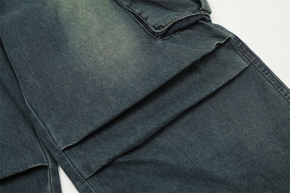 Japanese Brand Men's American street style multi-pocket cargo jeans Size US 32 / EU 48 - 5 Thumbnail