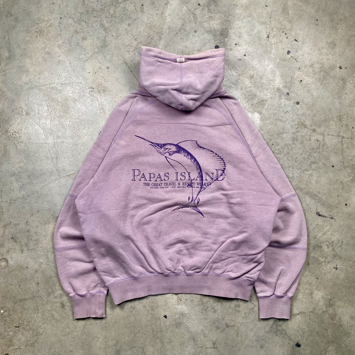Vintage 90s Papas Island Surf Outdoor Baggy Pullover Size US XXL / EU 58 / 5 - 1 Thumbnail