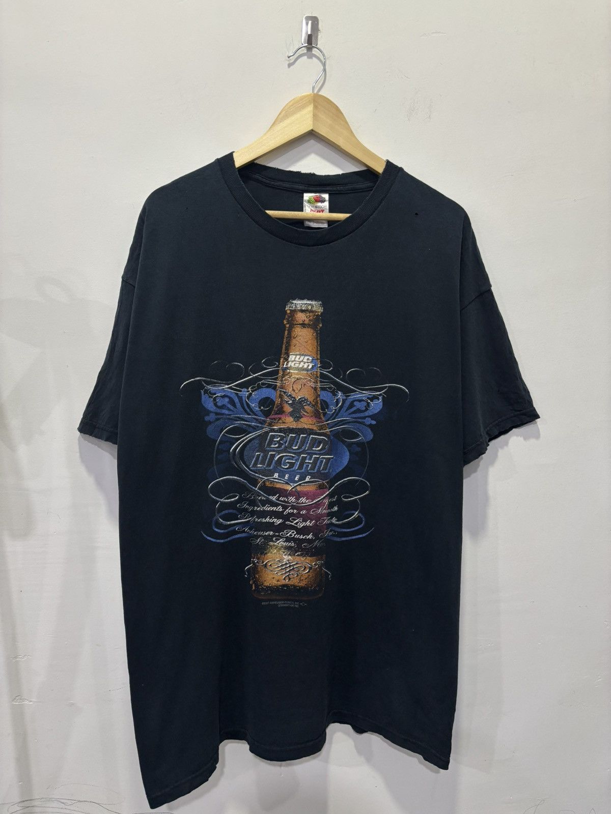 Vintage Vintage Bud Light Tshirt Size US XXL / EU 58 / 5 - 1 Thumbnail