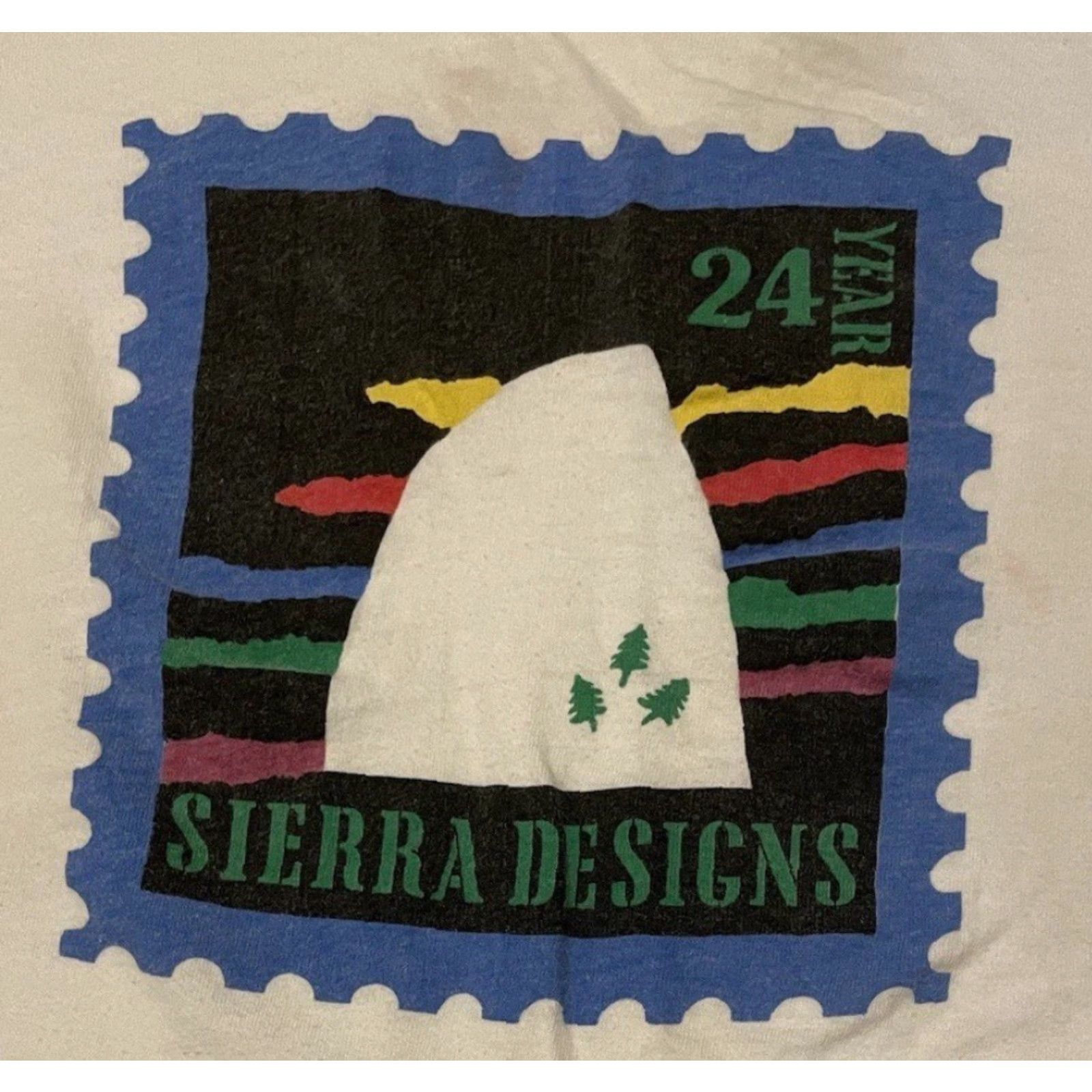 Sierra Designs VINTAGE Sierra Designs T-Shirt XS White 80s 90s Grunge Skate Surf Floral Distressed Distress Shirt Mens Size US XS / EU 42 / 0 - 2 Thumbnail
