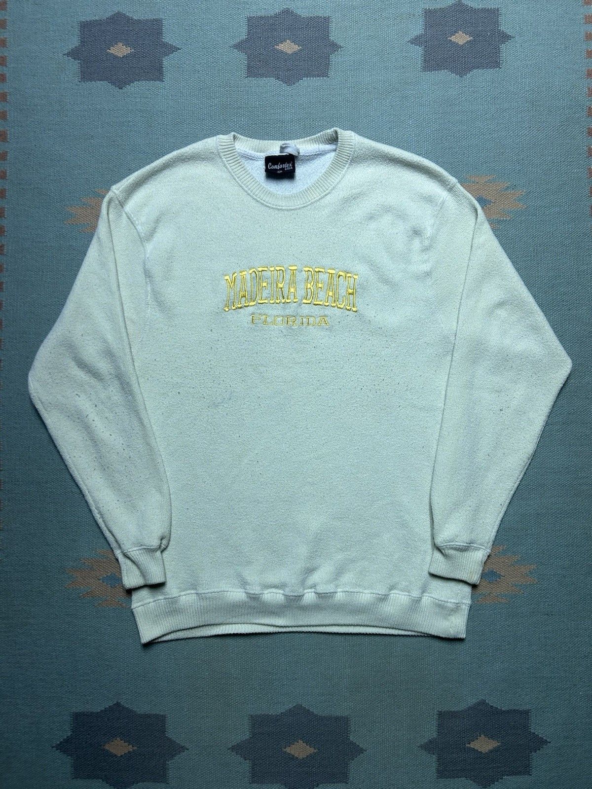 Vintage Vtg sweatshirt Madera Beach Florida ocean beach large long Size US L / EU 52-54 / 3 - 1 Thumbnail