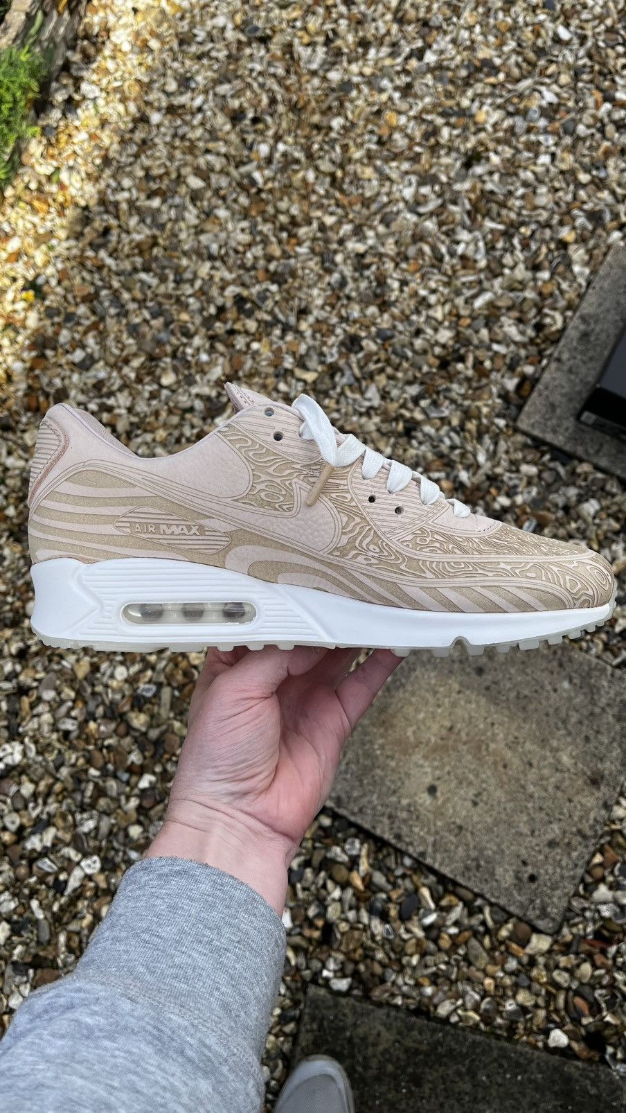 Nike BNIB Nike Air Max 90 QS Laser Wood Grain Size UK 9.5 US 10.5 Size US 10.5 / EU 43-44 - 7 Thumbnail