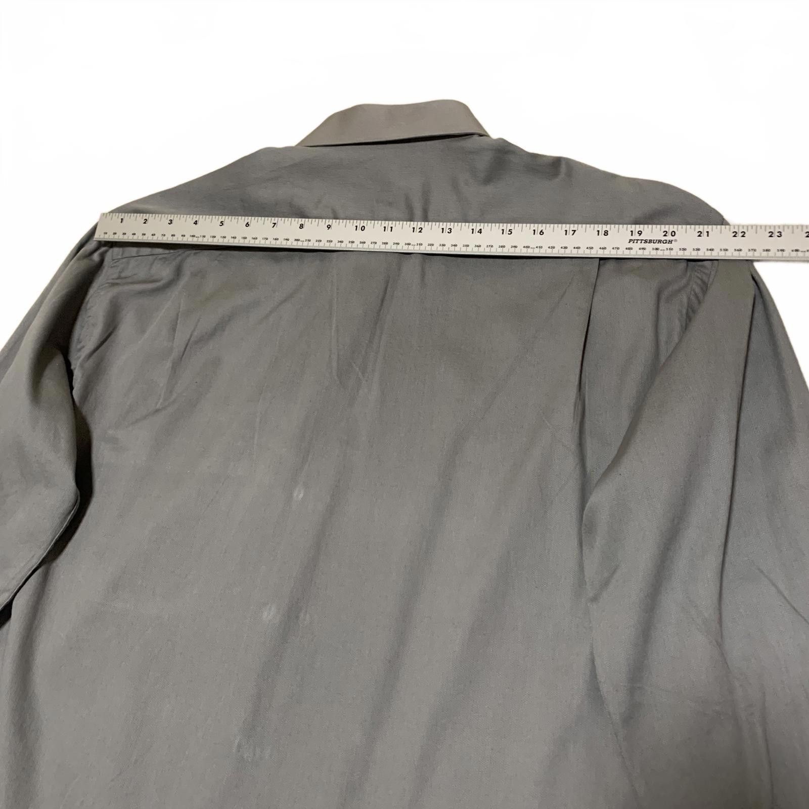 Other Marcello Toscani Men's 17.5 Gray Long Sleeve Dress Shirt Size US M / EU 48-50 / 2 - 9 Thumbnail