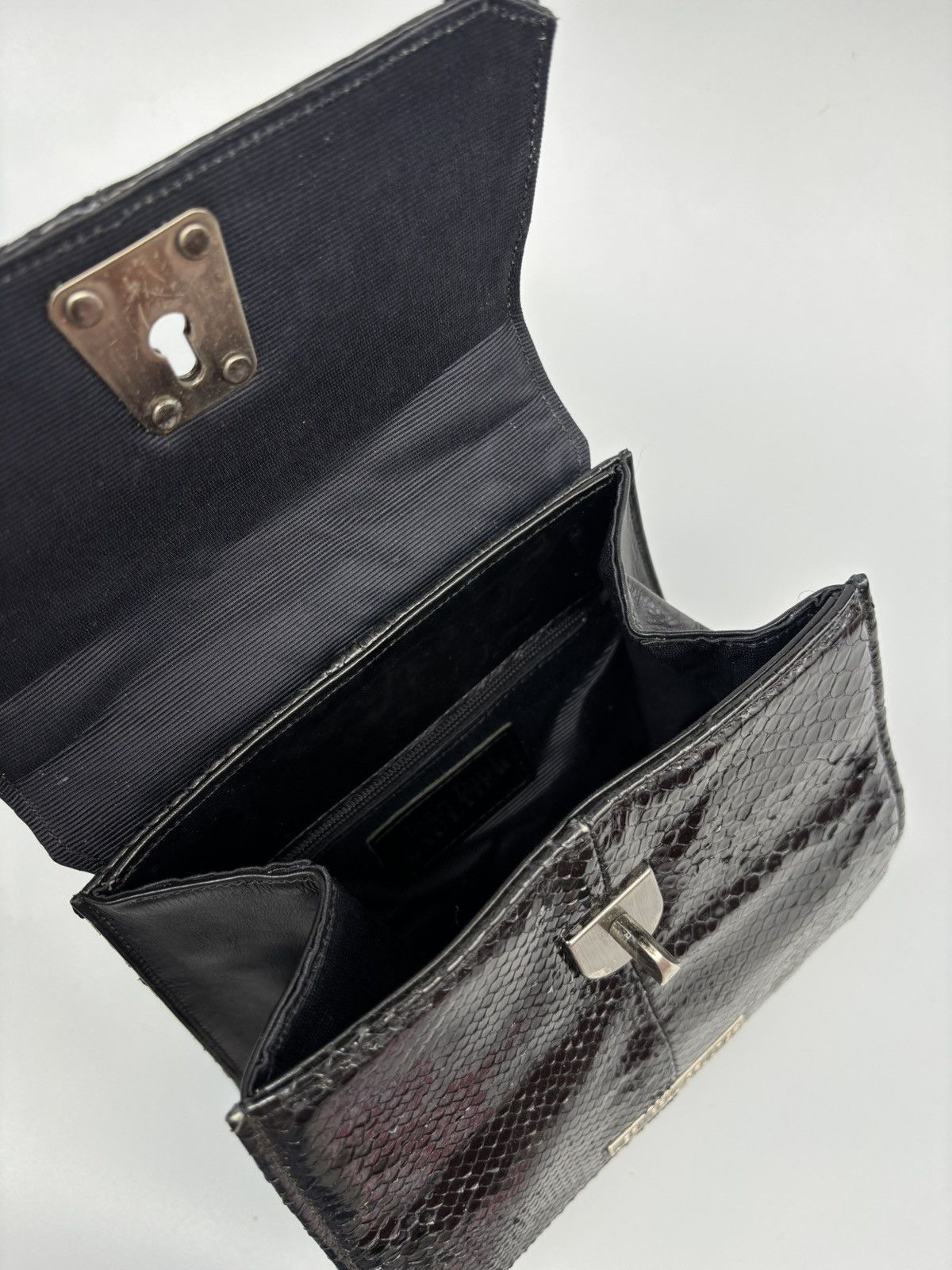 Jean Paul Gaultier Archive Jean Paul Gaultier - Top Handle Snakeskin Mini Bag Size ONE SIZE - 13 Thumbnail