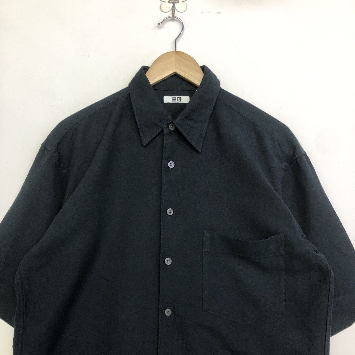 Lemaire × Uniqlo Uniqlo U X Christophe Lemaire Oversize Button Shirt Size US M / EU 48-50 / 2 - 2 Thumbnail