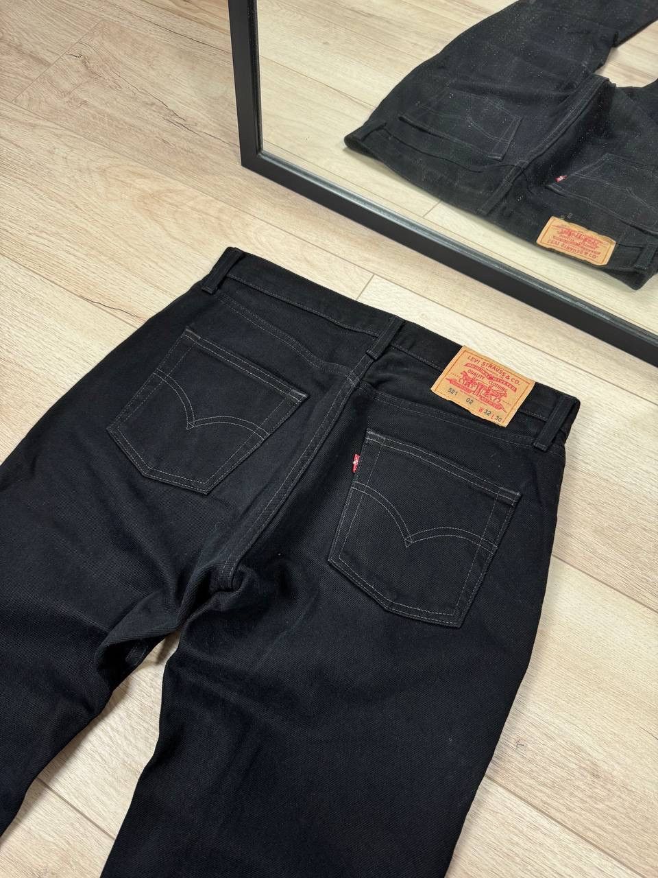 Levi's Vintage Levi’s 521 USA Style Denim Black Pants Size 32x30 Size US 32 / EU 48 - 2 Thumbnail