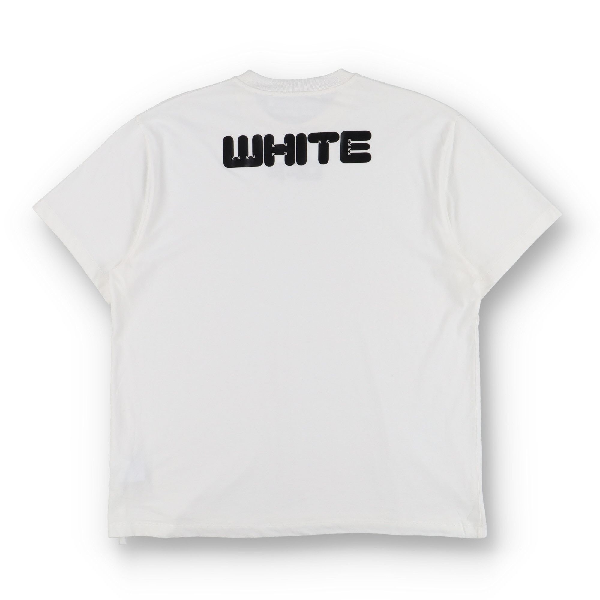 Off-White White Rubber Arrows Font Logo Oversized T-Shirt Size US XS / EU 42 / 0 - 8 Thumbnail