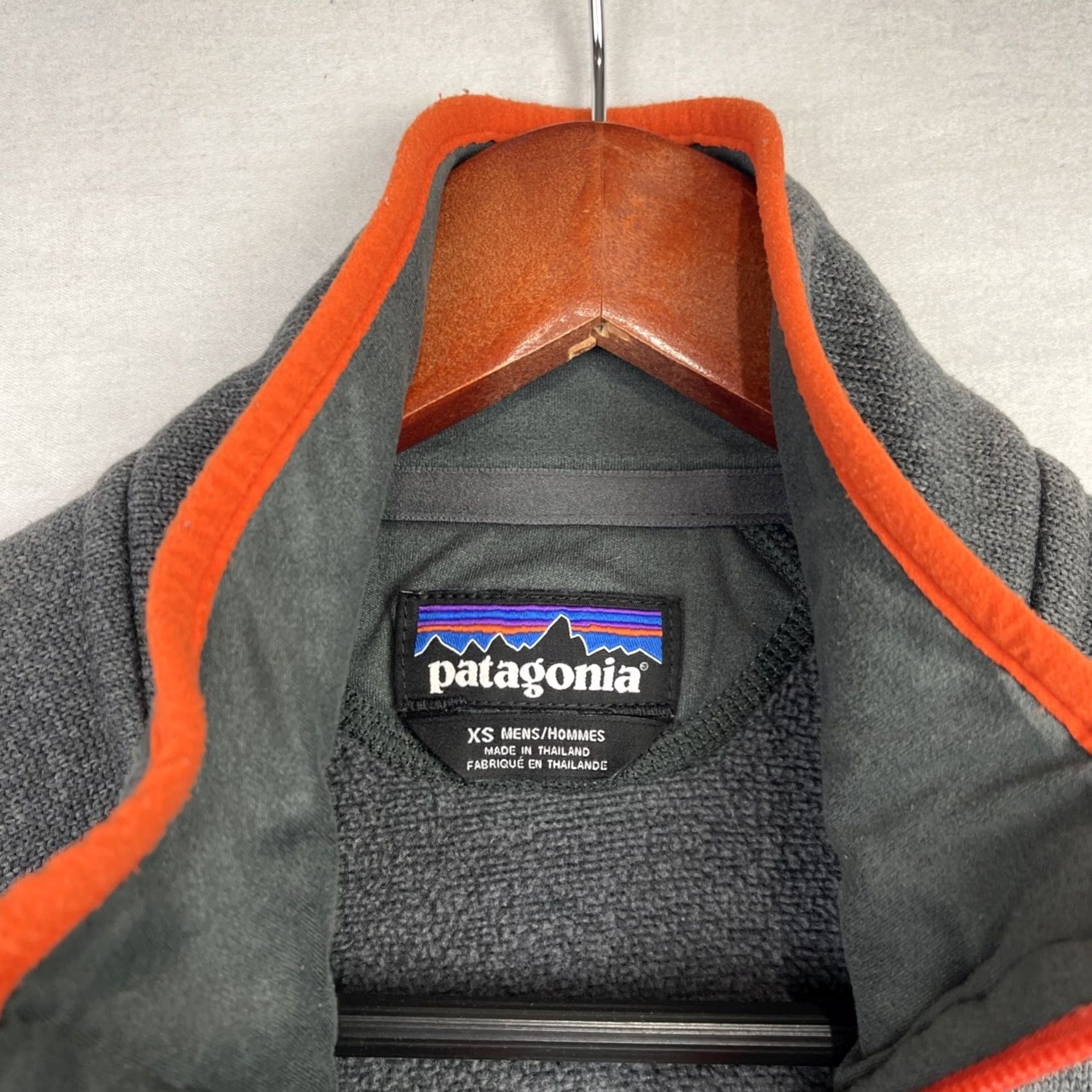 Patagonia Patagonia Better Sweater Jacket Mens XS Gray Orange Zip Size US XS / EU 42 / 0 - 7 Thumbnail