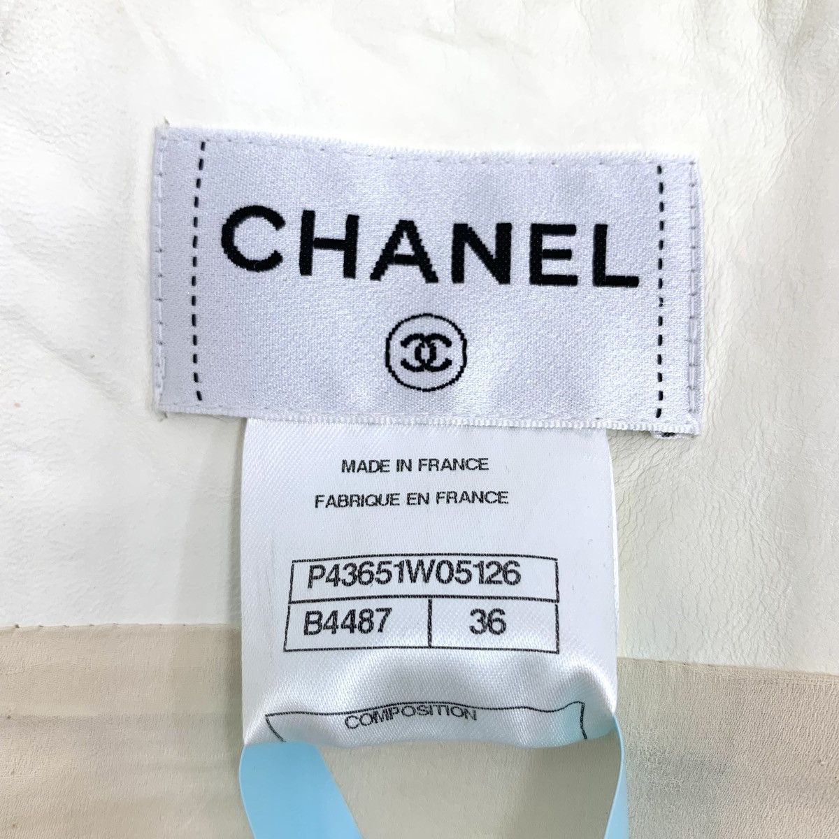 Chanel Chanel Pale Yellow Halter Pearl Cotton Strapless Dress K26WX Size S / US 4 / IT 40 - 5 Thumbnail