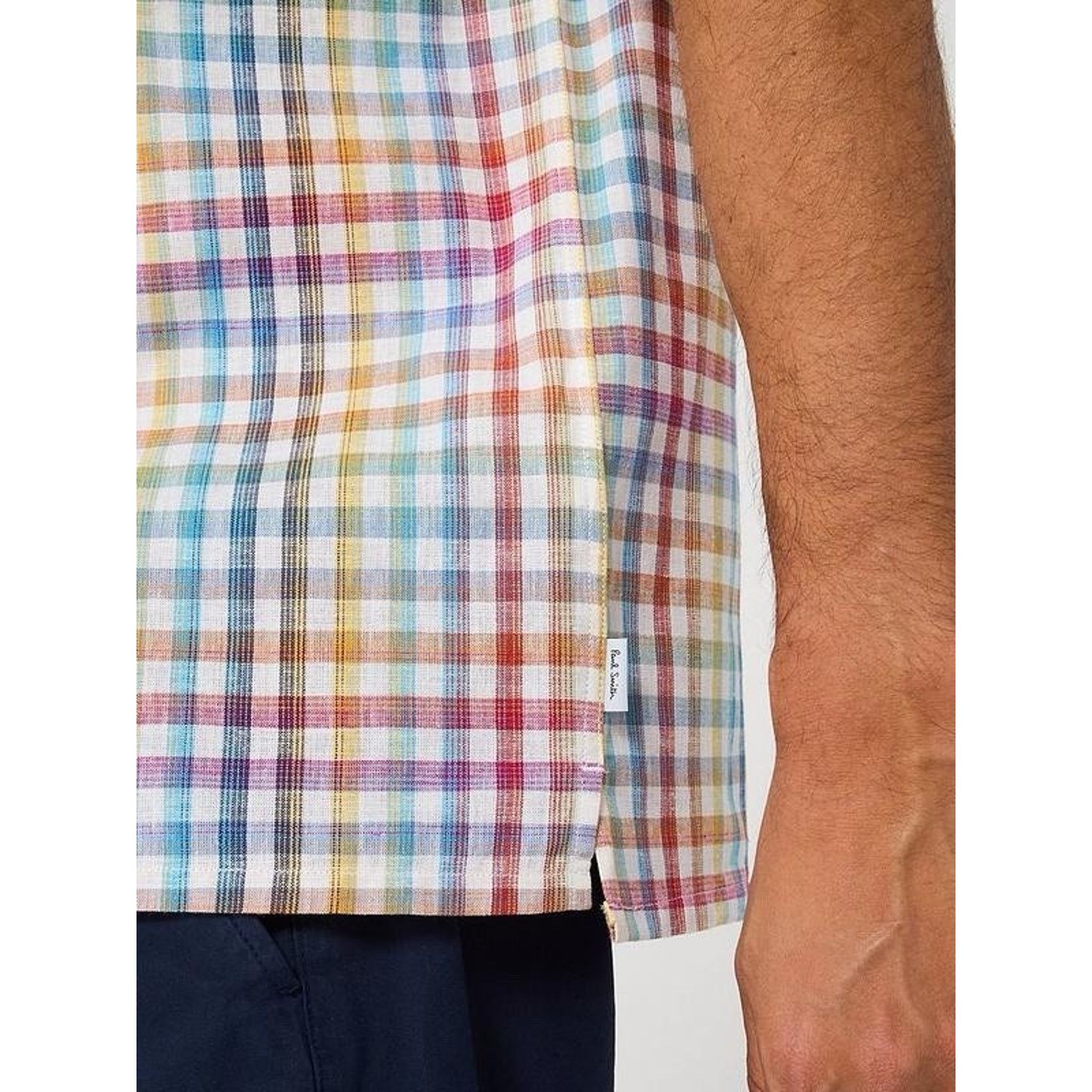 Paul Smith NWT $175 PAUL SMITH Multi Checked Short Sleeve Shirt Small Size US S / EU 44-46 / 1 - 6 Thumbnail