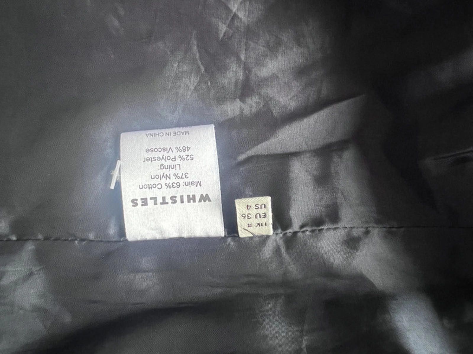 Whistles Whistles Navy contrast trim trench coat uk 8 Size S / US 4 / IT 40 - 5 Thumbnail