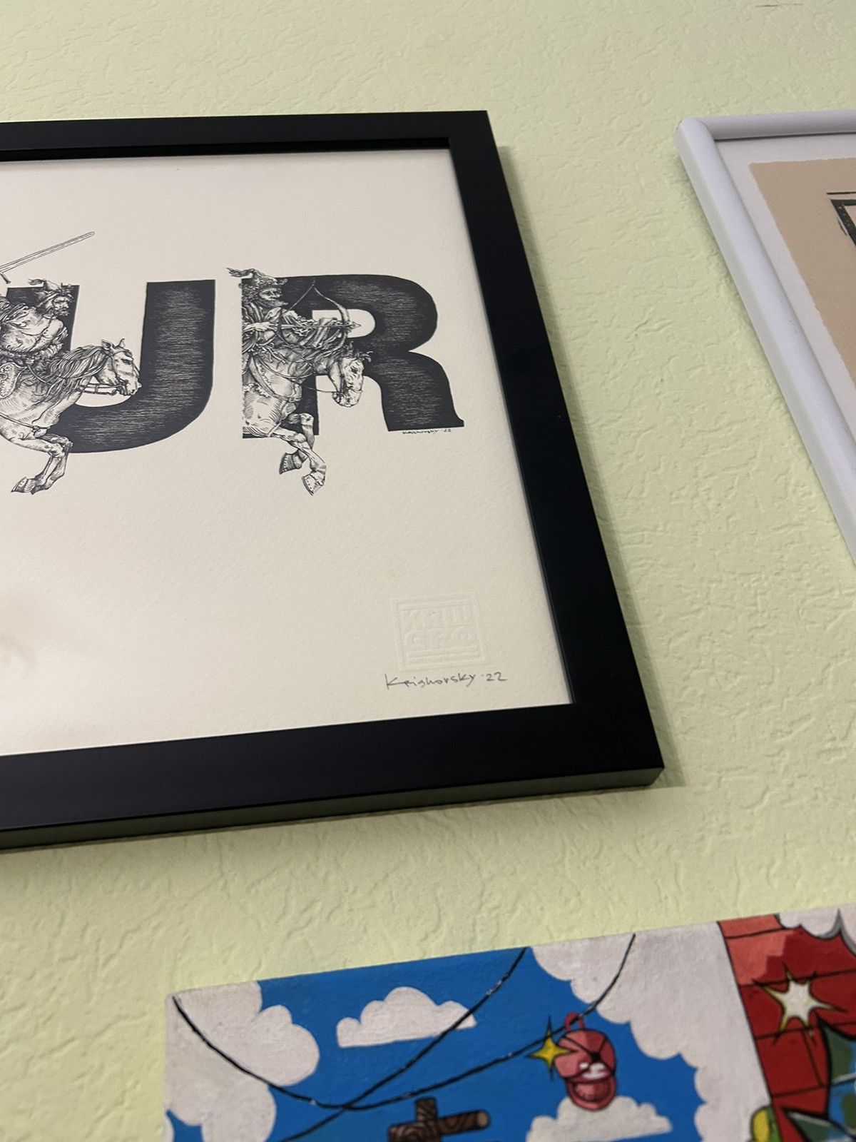 SSUR SSUR Limited 5/50 Signed Art Poster Size ONE SIZE - 2 Thumbnail
