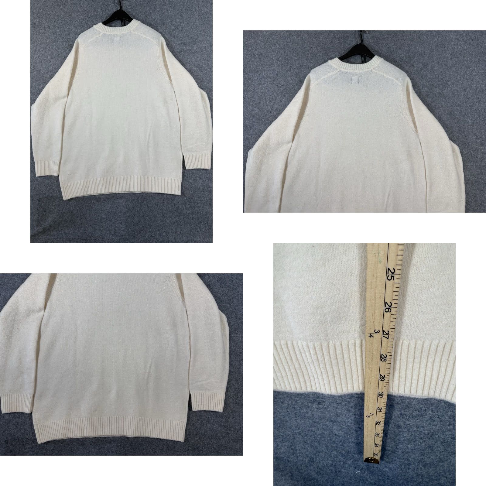 Gap Gap Pullover Sweater Mens XL Ivory Wool Blend Raglan Sleeve NWT Size US XL / EU 56 / 4 - 8 Thumbnail