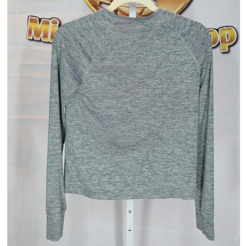Lands' End Lands' End Girls Heather Gray Long Sleeve Shirt Size XL / US 12-14 / IT 48-50 - 5 Thumbnail