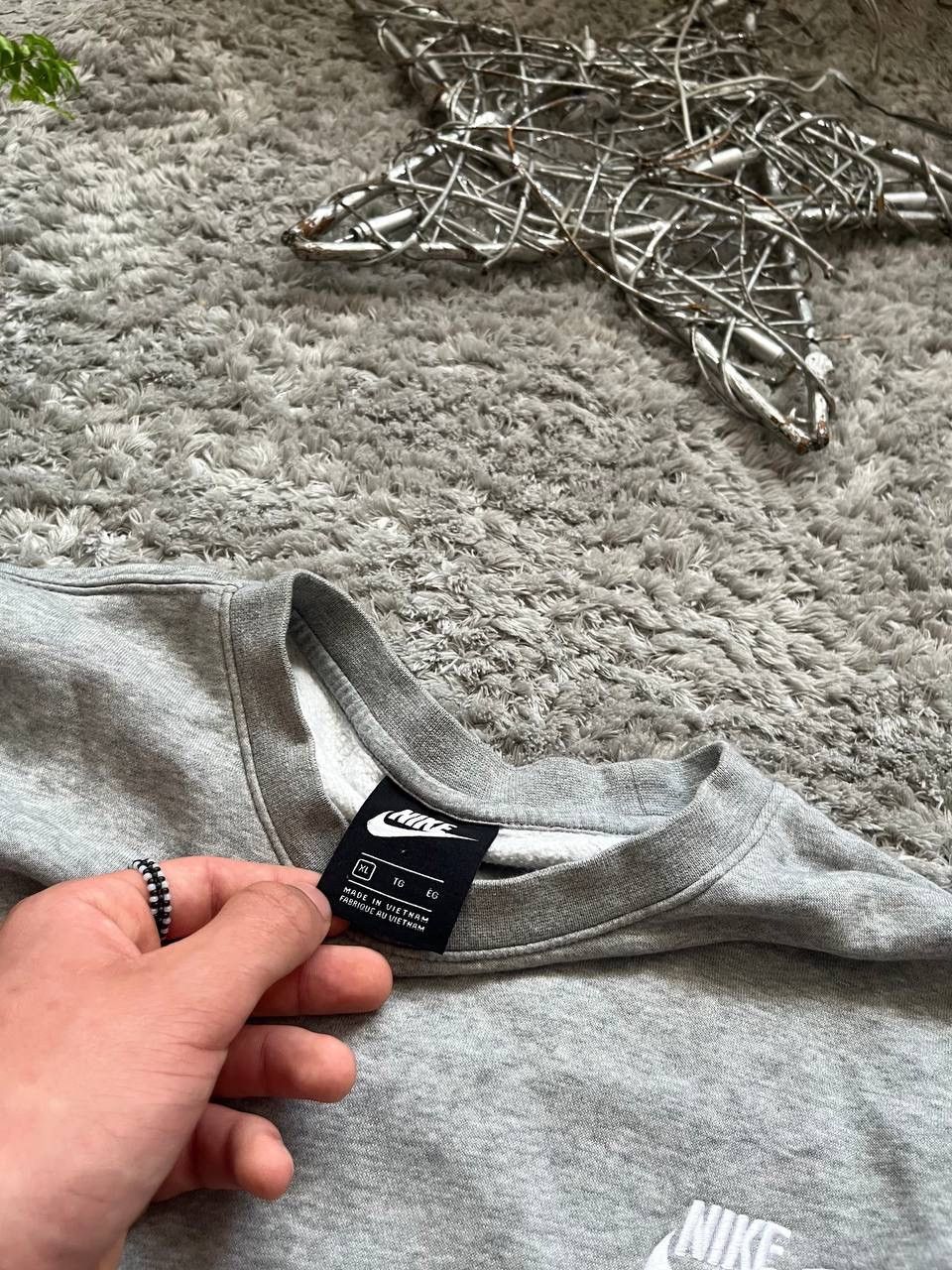 Nike × Vintage Nike Sweatshirt Streetwear Basic Logo Swoosh Size US XL / EU 56 / 4 - 5 Thumbnail