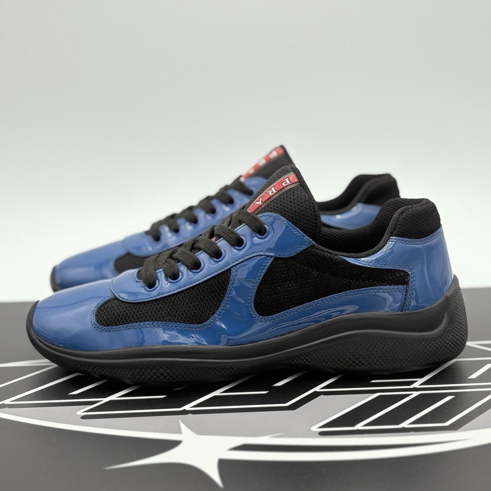 Prada Americas Cup ' Blue Black ' SUPER CLEAN!