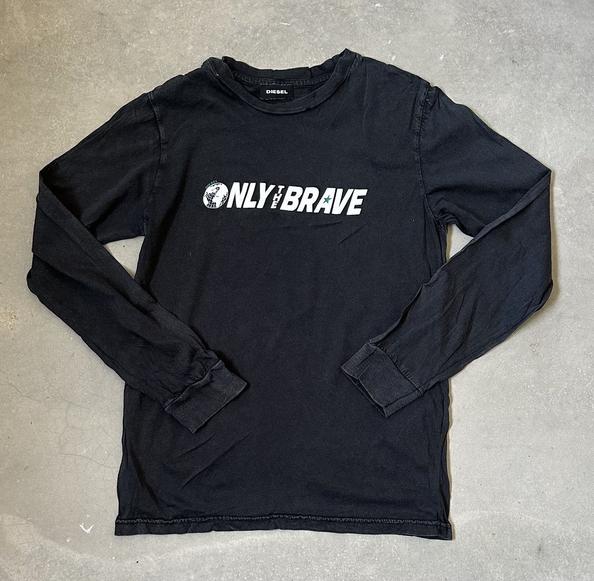 Diesel × Vintage Vintage Diesel T-shirt Black Y2K | Grailed