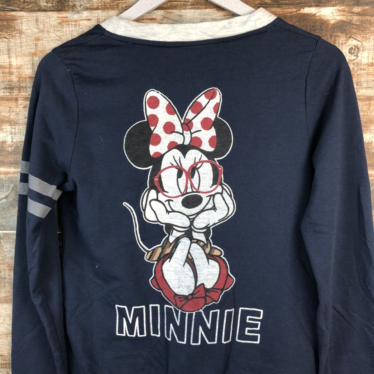 Disney × Mickey Mouse Mickey Mouse Dark Blue Cardigan Knitwear #A1577 Size S / US 4 / IT 40 - 2 Thumbnail