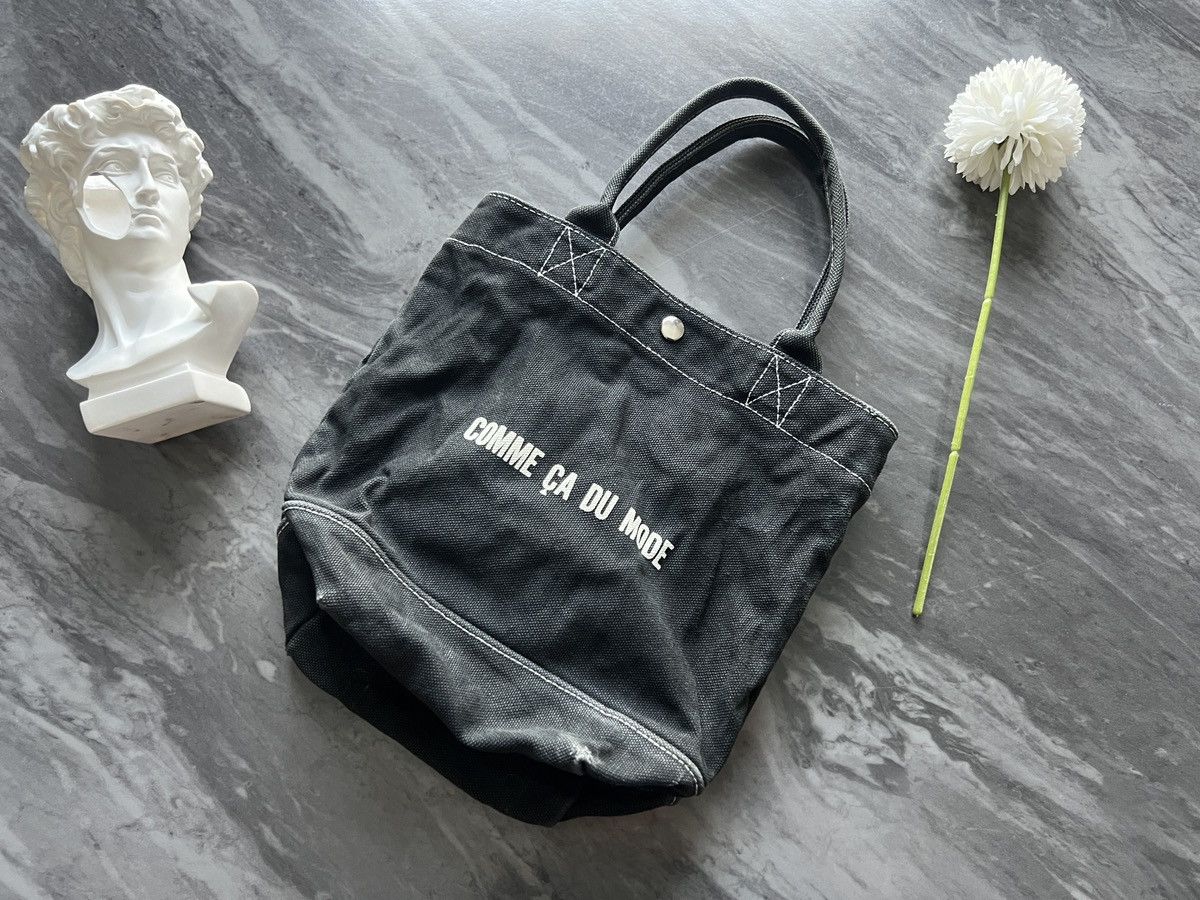 Comme Ca Ism Comme Ca Du Mode : Black Denim File Bag | Grailed