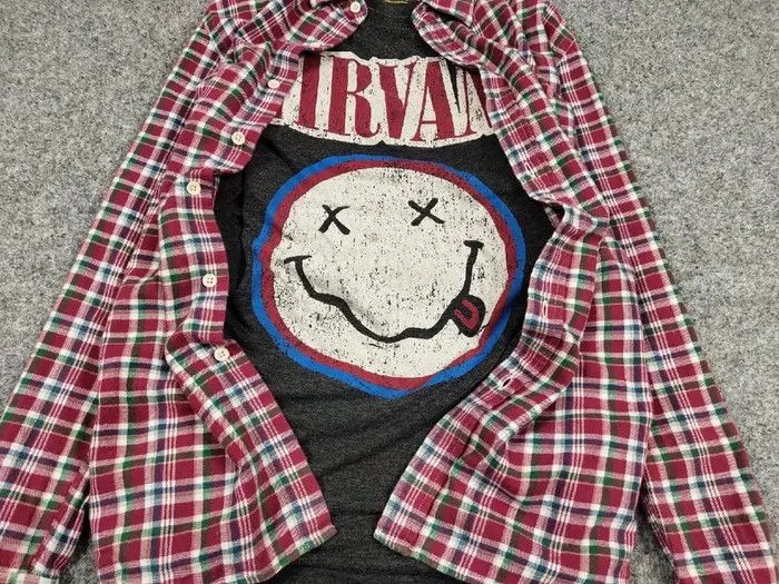Flannel Vintage Flannel Shirt Checkered Travis Scott Style Hype Size US L / EU 52-54 / 3 - 4 Thumbnail