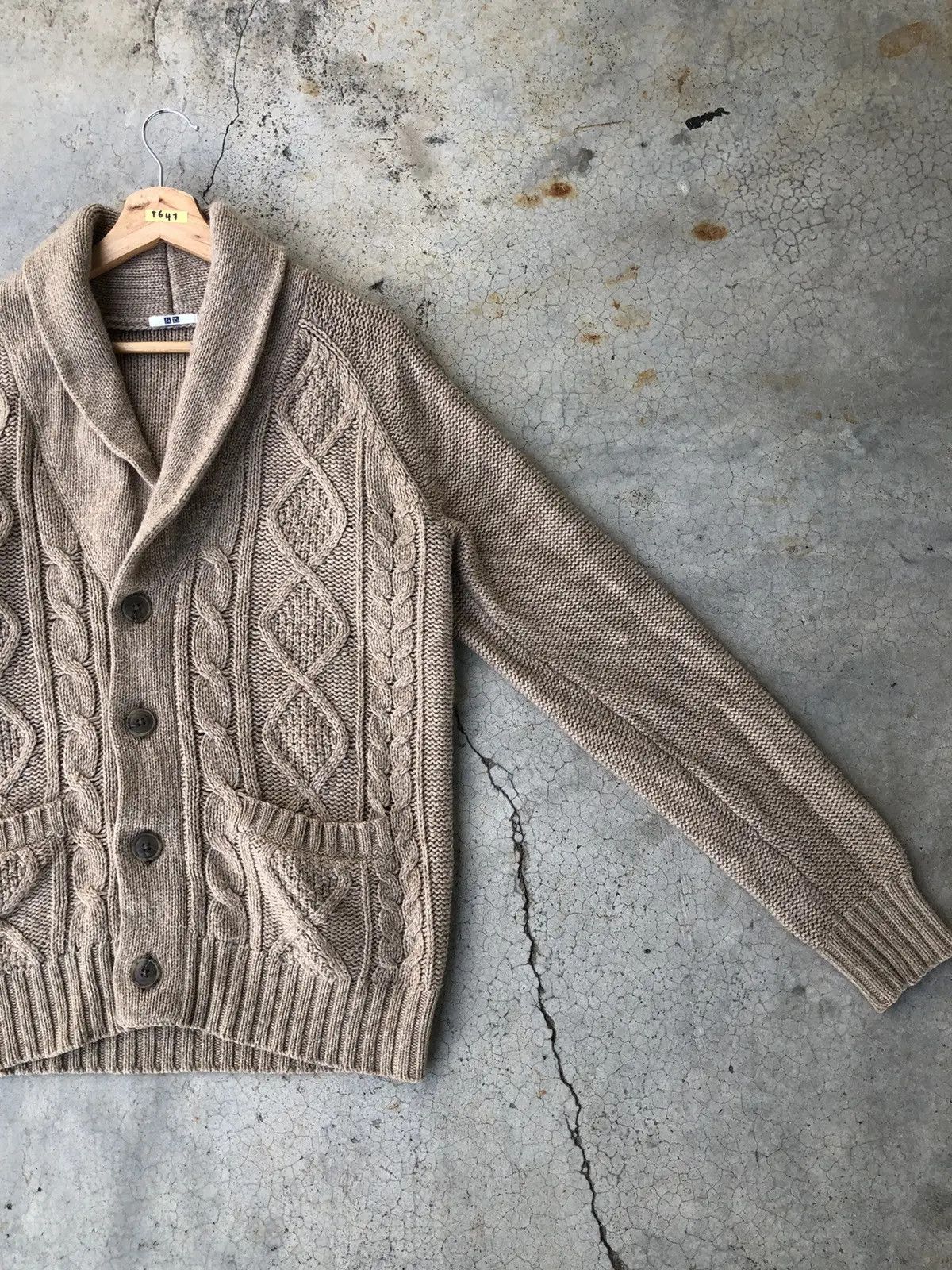 Aran Isles Knitwear × Beauty Beast Japanese GU Pullover Pureknit Knitting Cardigan Pattern Size US L / EU 52-54 / 3 - 5 Thumbnail