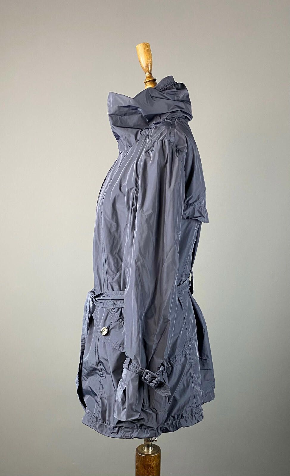 Designer Weekend Max Mara Navy Coat L US 12-14 UK 16-18 EU 44-46 Size XL / US 12-14 / IT 48-50 - 4 Thumbnail