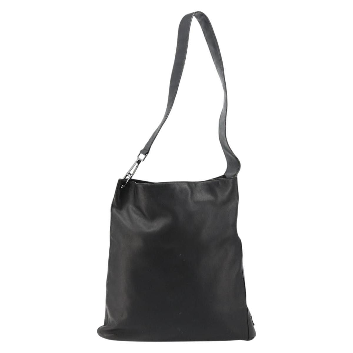 Gucci Gucci Guccissima Shoulder Bag Black Size ONE SIZE - 3 Thumbnail