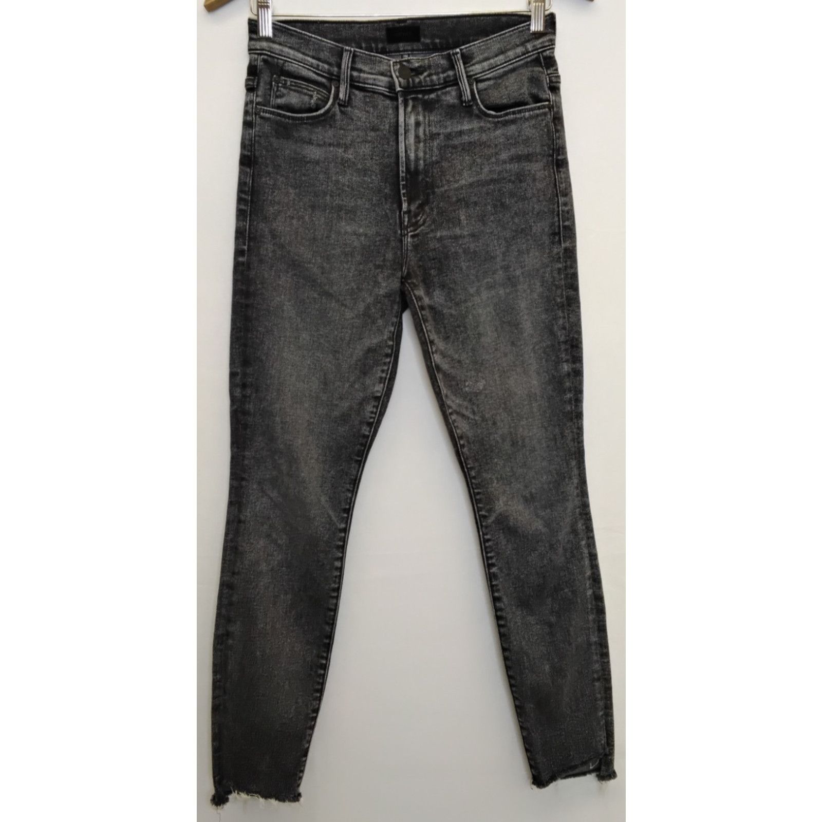 MOTHER Mother The Stunner Zip Ankle Step Fray Jeans 27" Train Stops Size 27" / US 4 / IT 40 - 2 Thumbnail