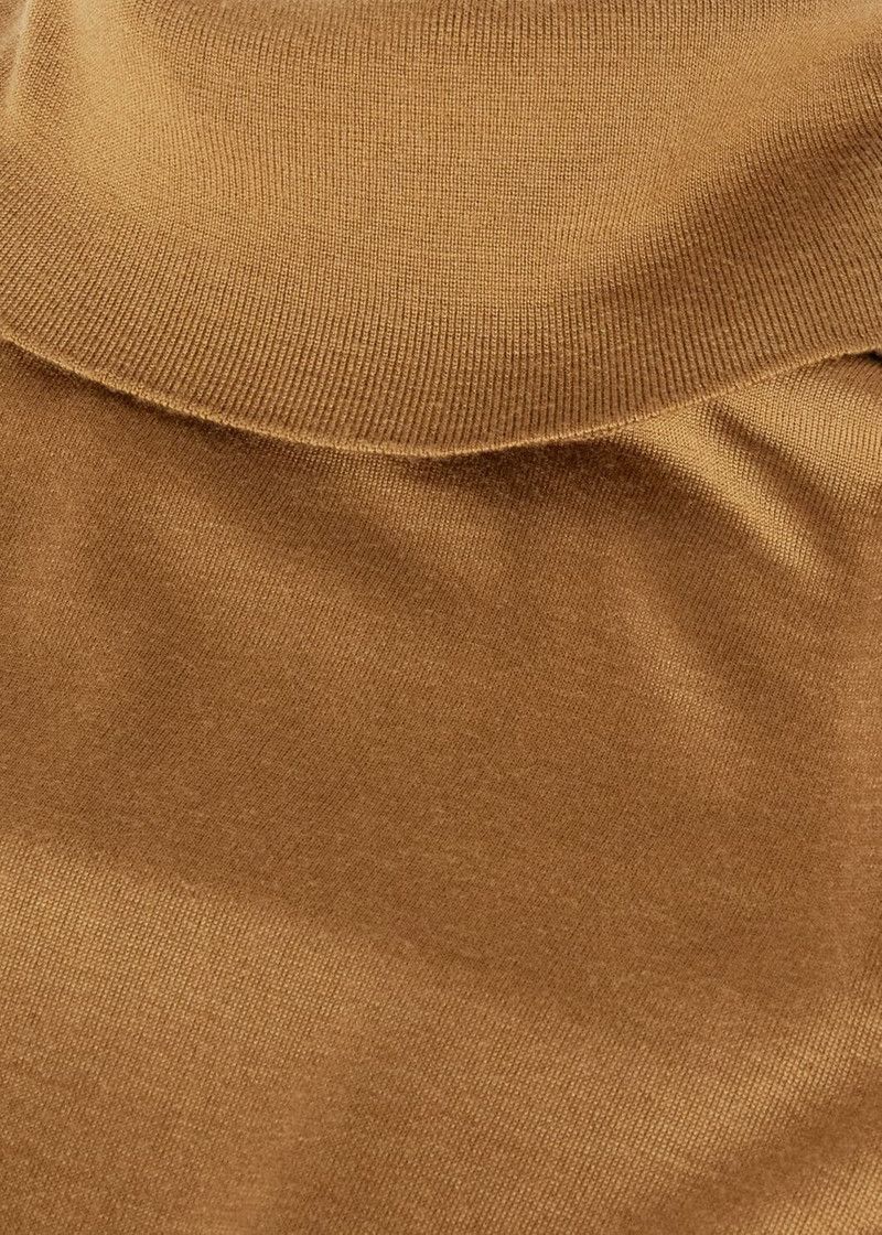 Loro Piana o1w1db10226 FAL3612 Turtleneck Sweater in Brown Size US XL / EU 56 / 4 - 6 Thumbnail