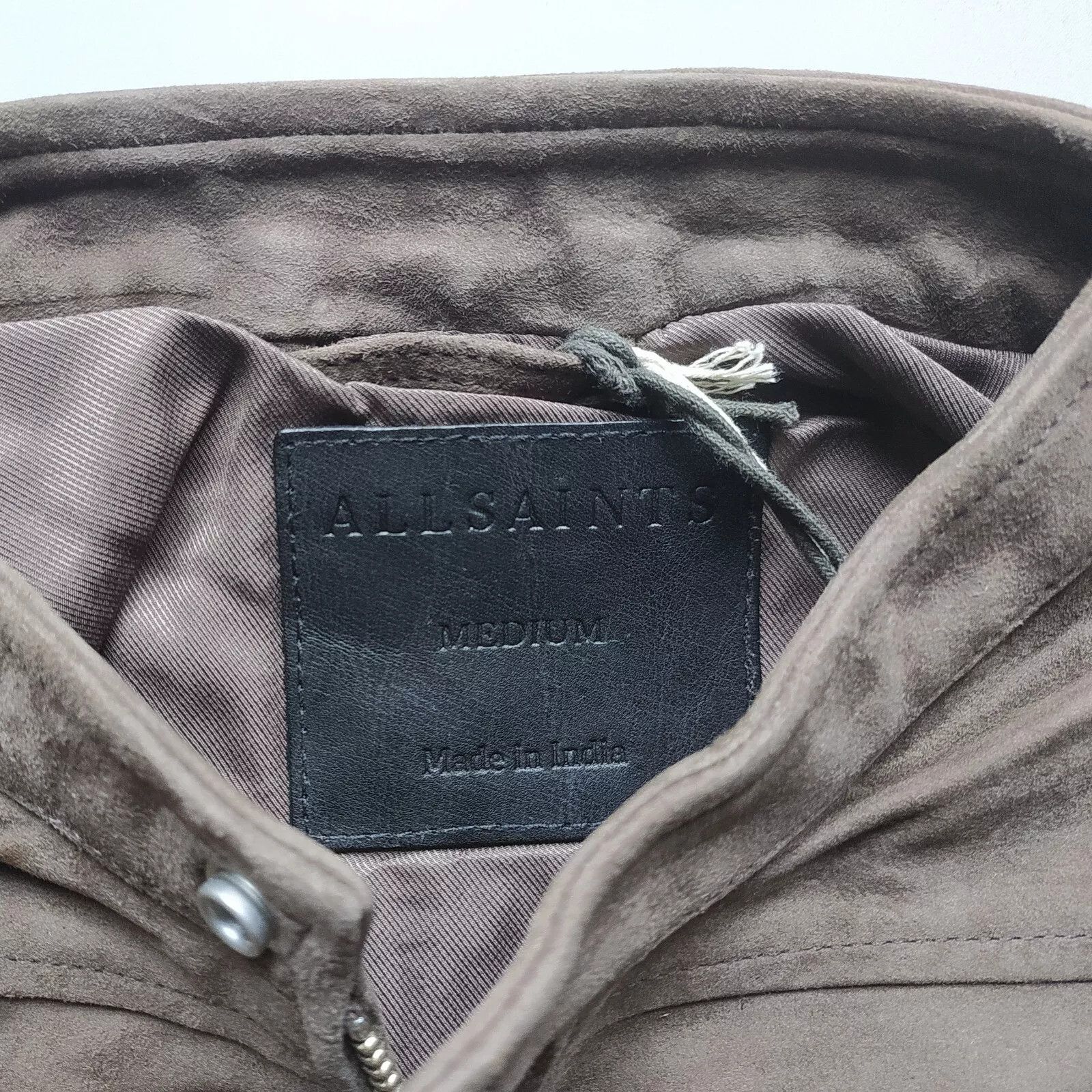 Allsaints ALLSAINTS Olmo Suede Leather Jacket IFD 0728 Size US M / EU 48-50 / 2 - 2 Thumbnail