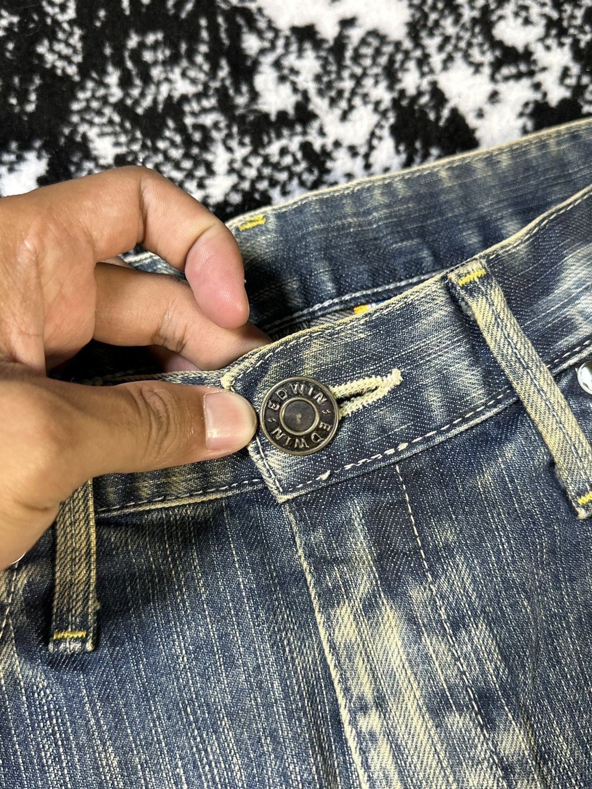 Kapital Edwin XV Function Baggy Mud Wash Denim Size US 30 / EU 46 - 5 Thumbnail