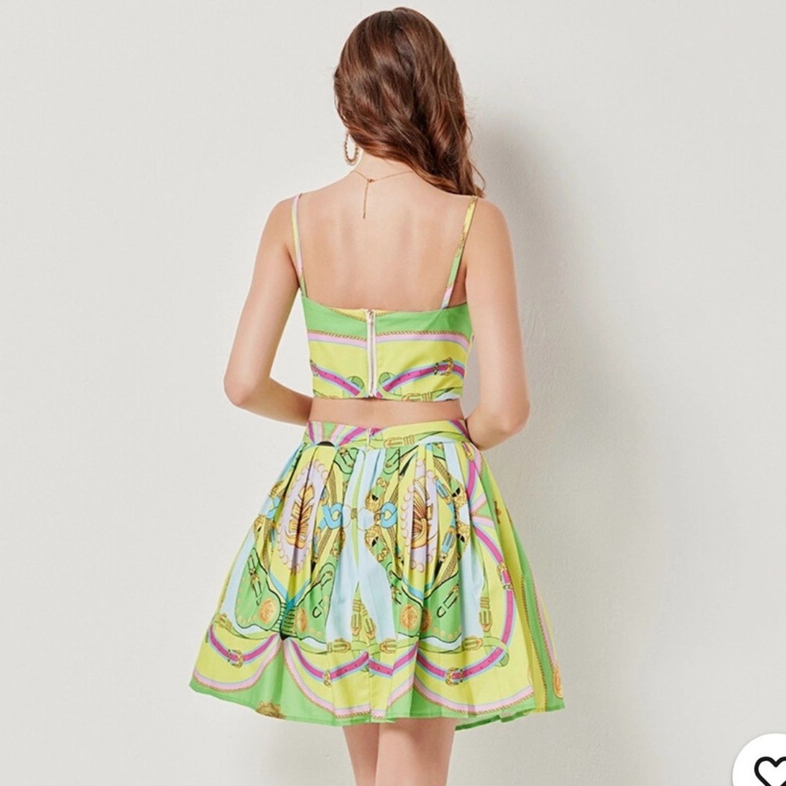 Other Vibrant Multicolor Pleated set. Top size M skirt size S Size S / US 4 / IT 40 - 5 Thumbnail