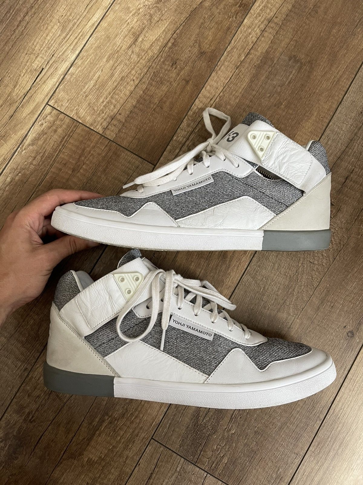 Y-3 Y-3 Yohji Yamamoto Adidas High Top Sneakers Shoes Size US 10.5 / EU 43-44 - 6 Thumbnail