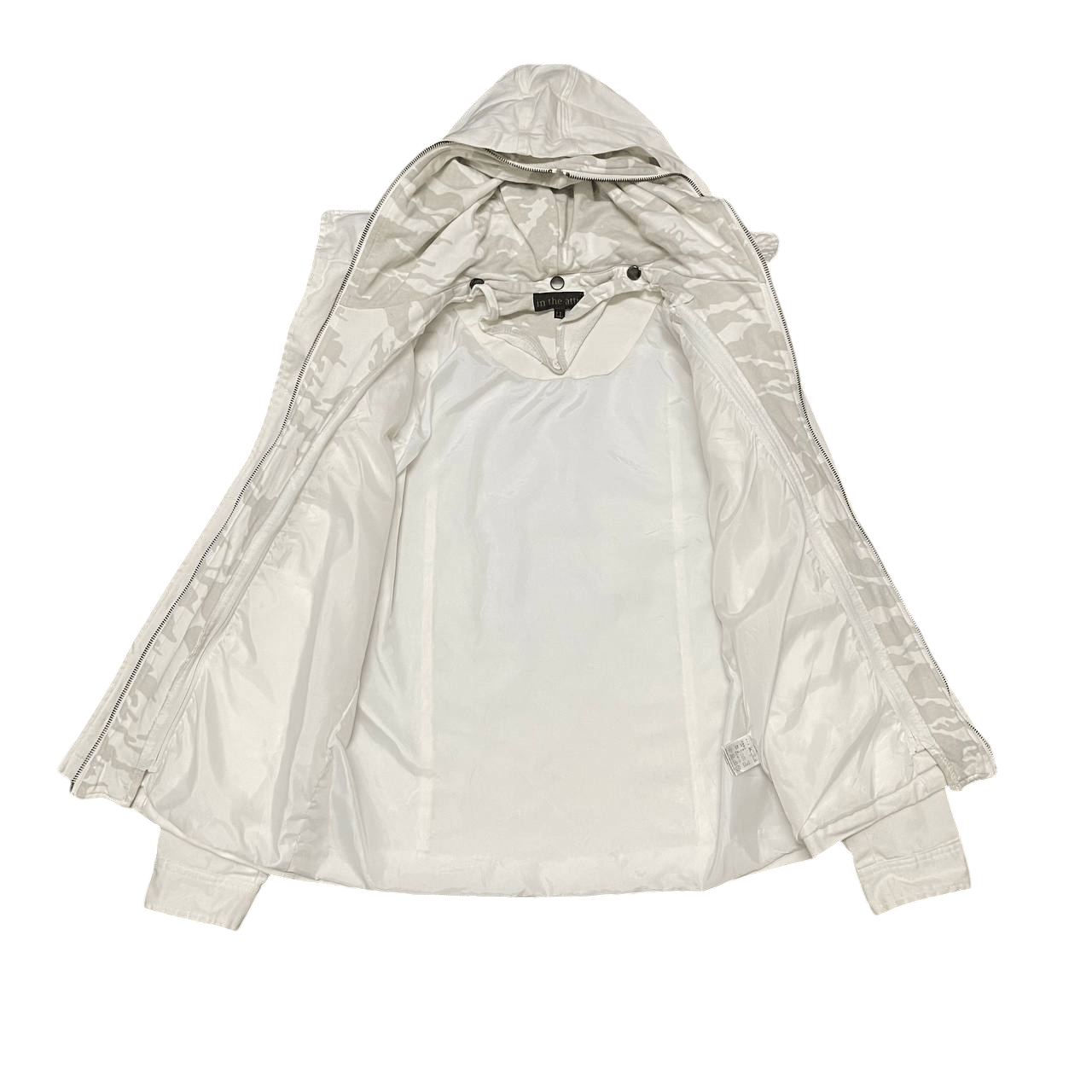 In The Attic Vintage In The Attic Double Hooded Button Full Zipper Jacket Size US L / EU 52-54 / 3 - 8 Thumbnail