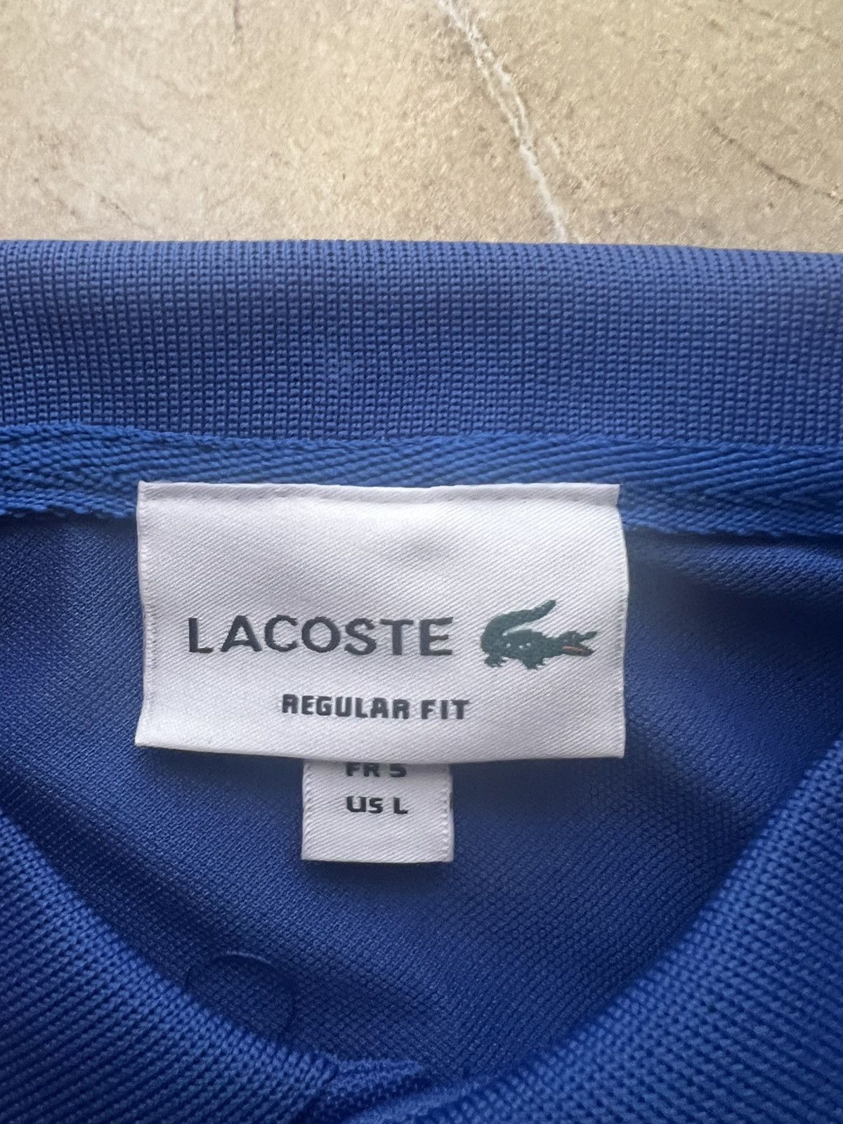 Lacoste Lacoste Blue Polo Size US L / EU 52-54 / 3 - 3 Thumbnail